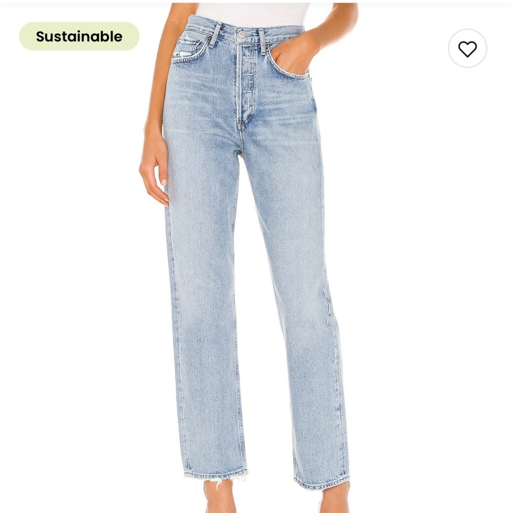 AGOLDE 90’s Mid Rise Loose Fit in Snapshot